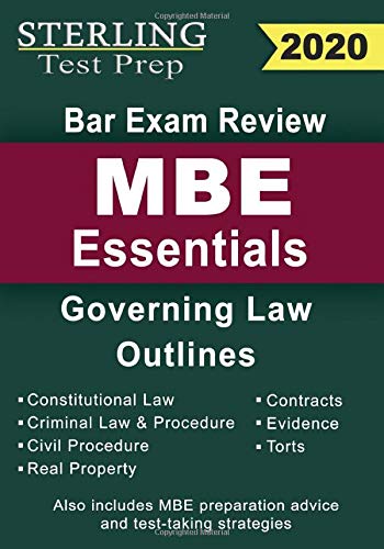 Sterling Test Prep Bar Exam Review MBE Essentials: Governing Law Outlines
