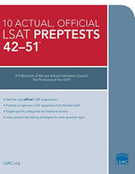 10 Actual 42-51. Official LSAT Preptests: (PrepTests 42&ndash;51)