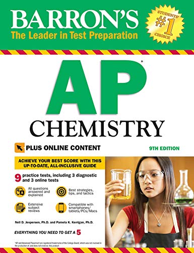 Barron's AP Chemistry with Online Tests (Barron's Test Prep)
