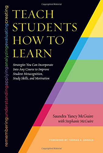 Teach Students How to Learn: Strategies You Can Incorporate Into Any Course to Improve Student Metacognition. Study Skills. and Motivation
