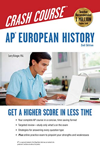 AP&reg; European History Crash Course. 2nd Ed..  Book + Online (Advanced Placement (AP) Crash Course)