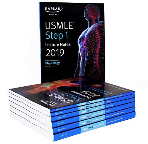 USMLE Step 1 Lecture Notes 2019:  7-Book Set (Kaplan Test Prep)